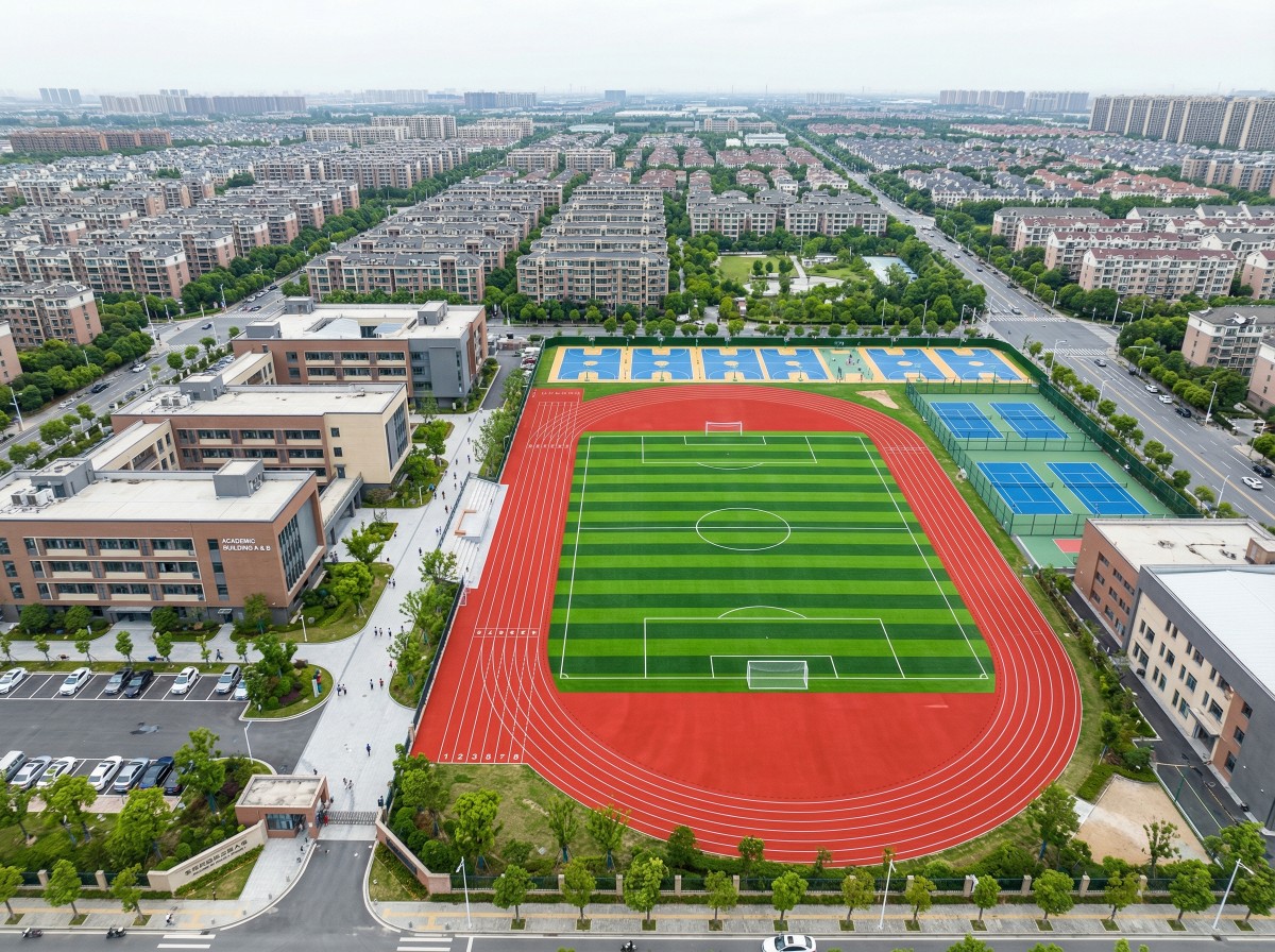 五家渠市硅PU球场混合型塑胶跑道 - 一站式服务