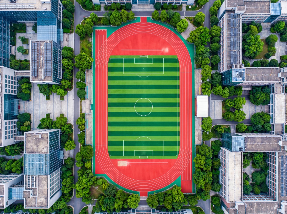 五家渠市塑胶颗粒硅PU球场 - 方案